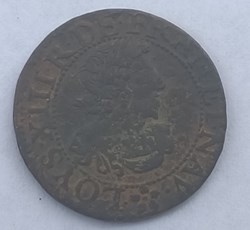 LOUIS XIII LE JUSTE Double tournois 1638 Troyes ou Chappes