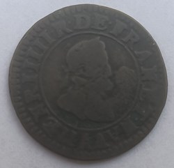HENRI IV LE GRAND Double tournois, type 2 1599 Paris, Moulin des Étuves