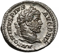 CARACALLA (198-217). Denarius. Rome.