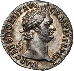 DOMITIAN (81-96). Denarius. Rome.