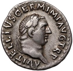 VITELLIUS (69). Denarius. Rome.