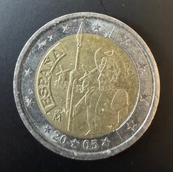 ESPAGNE- 2€ COMMEMORATIVE - 2005