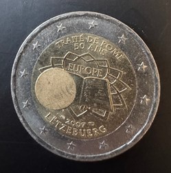 LUXEMBOURG (LËTZEBUERG)- 2€ COMMEMORATIVE COMMUNE UE- 2007