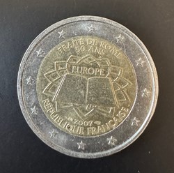 FRANCE - 2€ COMMEMORATIVE COMMUNE UE - 2007