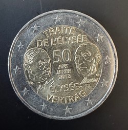 FRANCE - 2€ COMMEMORATIVE COMMUNE ALLEMAGNE - 2013