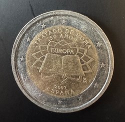 ESPAGNE- 2€ COMMEMORATIVE COMMUNE UE - 2007