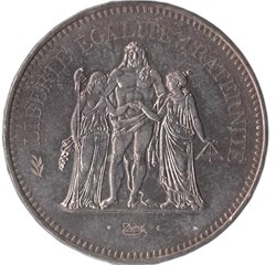 50 francs Hercule 1977