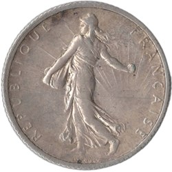 1 francs Semeuse 1917