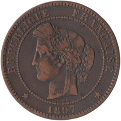 10 centimes Cérès 1876 A