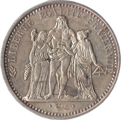 10 francs Hercule 1967