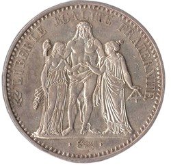 10 francs Hercule 1965