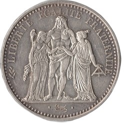 10 francs Hercule 1965