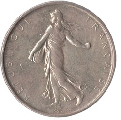 5 francs Semeuse 1963