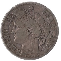 2 francs Cérès 1881 A