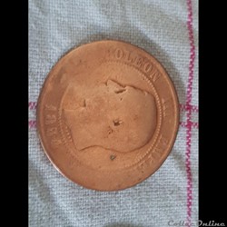 napoleon 3 dix centimes non laurée france