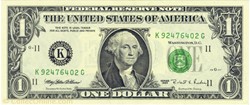 1 dollar