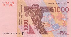 1.000 francs CFA Togo