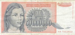 50.000.000 dinars