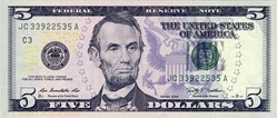 5 dollars