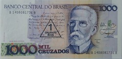 1.000 cruzados (1 cruzado nouveau)
