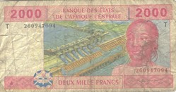 2.000 francs CFA congolais