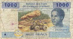 1.000 francs CFA congolais