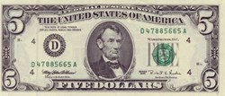 5 dollars