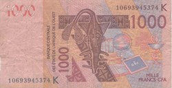 1.000 francs CFA Sénégal