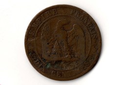 10 centimes Napoléon III, tête laurée