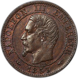 1 centime Napoléon III (tête nue)