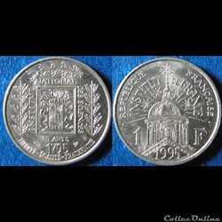 1 franc Institut de France 1995