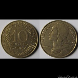 10 centimes Marianne 1987