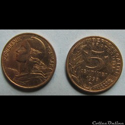 5 centimes MARIANNE 1998