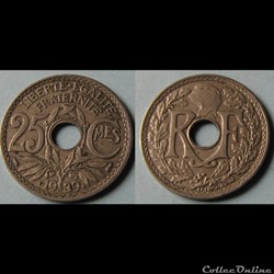 25 centimes LINDAUER, maillechort 1939