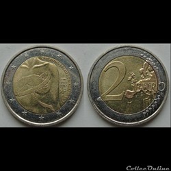 2 euros Ruban Rose 2017