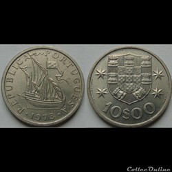 10 escudos 1973