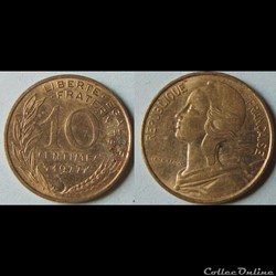 10 centimes MARIANNE 1977