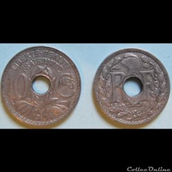 10 centimes LINDAUER 1938