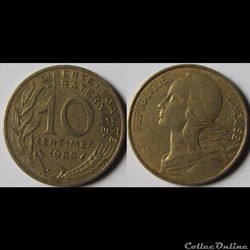 10 centimes Marianne 1980
