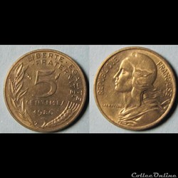 5 centimes MARIANNE 1980