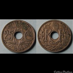 25 centimes LINDAUER 1924