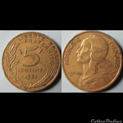 5 centimes Marianne 1981