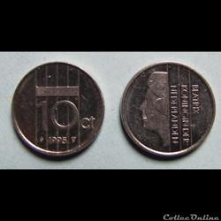 10 centimes Béatrix 1995