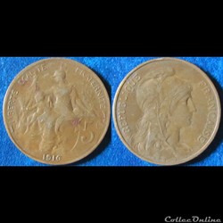 5 centimes Dupuis 1916