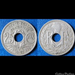 25 centimes Lindauer 1927