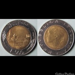 500 lires 1989