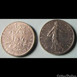 1/2 franc SEMEUSE 1984