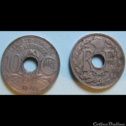 10 centimes LINDAUER 1936