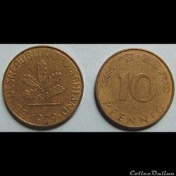 10 pfennig 1979