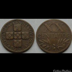 20 centavos 1953